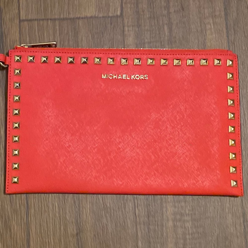Michael Kors Selma Studded Wristlet - Picture 1 of 4